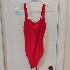 Old Navy Red Women's One Piece Swimsuit
